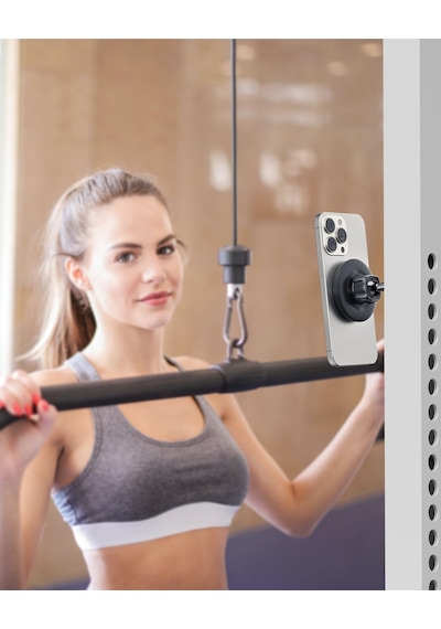Magsafe Spor Salonu Manyetik Telefon Tutucu - 360 Ayarlanabilir, Çift Mıknatıs, Alaşım Taban/eklem - Magsafe İphone 16/15/14/13/12 Serisi İle Uyumlu - Fitness Aksesuarı 2 Mixed