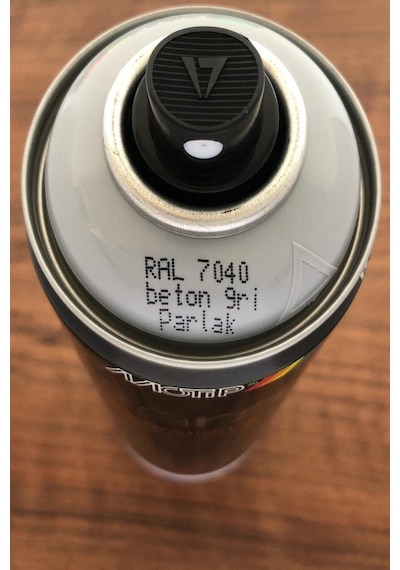 Motip Carat Ral7040 Beton Gri Parlak Sprey Boya 400 ML