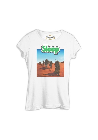 Sleep - Dopesmoker Beyaz Kadın Tshirt 001