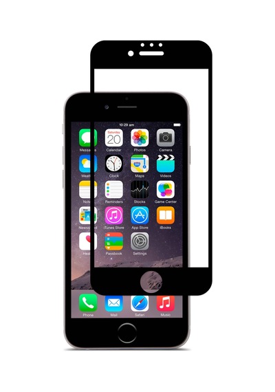 Bufalo Apple Uyumlu   iPhone 7 / 8 Ekran Koruyucu Seramik Mat Nano 9D Tam Kaplama Siyah