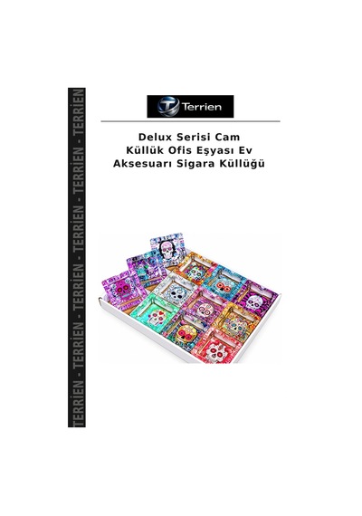 Delux Serisi Cam Küllük Ofis Eşyası Ev Aksesuarı Sigara Küllüğü