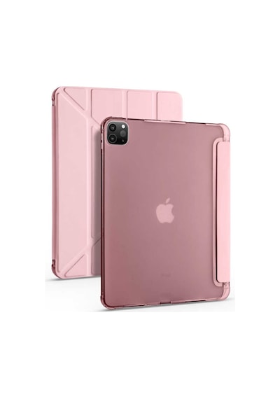 Apple Uyumlu iPad Pro 12.9 2021 Kılıf (5.Nesil) Kalem Bölmeli Smart With