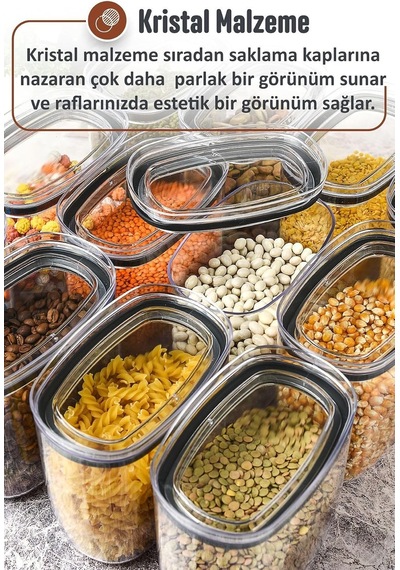 Jumbo Boy 2100 Ml Vakumlu Silikon Kapaklı Saklama Kabı Seti, Şeffaf Diğer