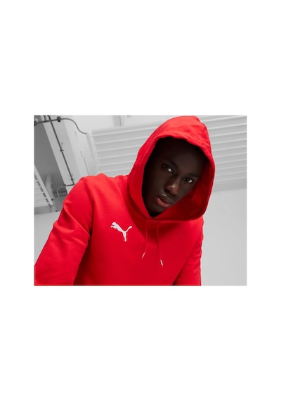 Puma Teamgoal Casuals Hoody Erkek Futbol Sweatshirts 65861801 Kırmızı Pchs-3