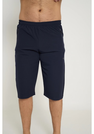 Crozwise Spor Lycra Erkek Capri Siyah 8043 Siyah