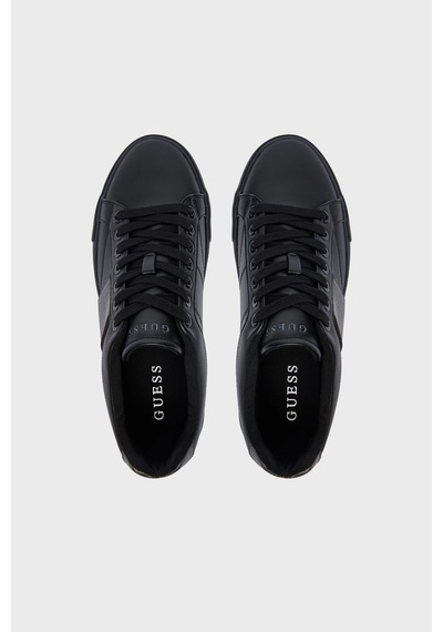 Guess Cribe Logolu Sneaker Ayakkabı Fmtcrıfal12 Erkek Ayakkabı Fmtcrı Fal12 Black Siyah