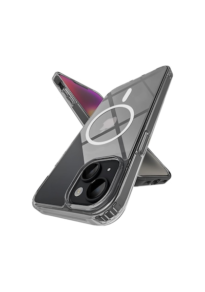 Apple Uyumlu iPhone 15 Kılıf Magsafe Özellikli Darbe Emici Şeffaf