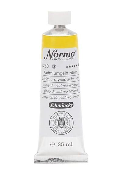 Schmincke Norma Profesyonel Yağlı Boya 35 ML 238 Cadmium Yellow Lemon