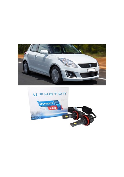 Suzuki Swift Led Xenon Uzun+kısa Far Ampulü H4 Ultimate 9500 Lumens Yeni Seri Beyaz 2005-2022