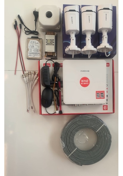 3 Kameralı Set - Gece Renkli 5mp Sony Seculensli Kdj-3s-4w-p