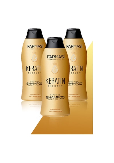 Professional Keratin Therapy Onarıcı Şampuan-360ml 3 Adet Normal