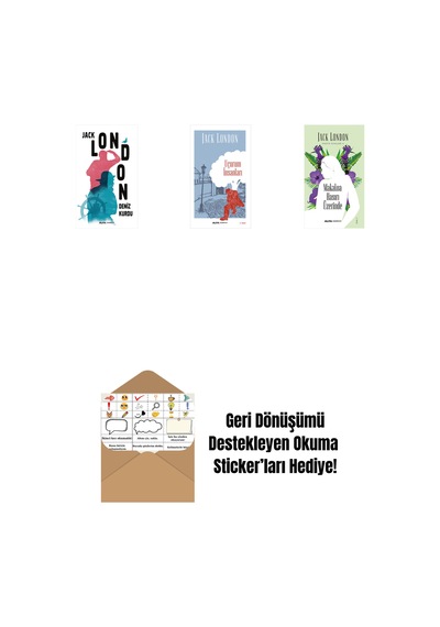 Deniz Kurdu + Uçurum İnsanları + Makaloa Hasırı Üzerinde + Okuma Sticker'ları