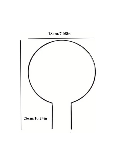 1 Adet Metal Yuvarlak 18x26 Bitki Gövde Destek Sabitleme Dikey Büyüme İçin Pratik & Bitki Tutucu