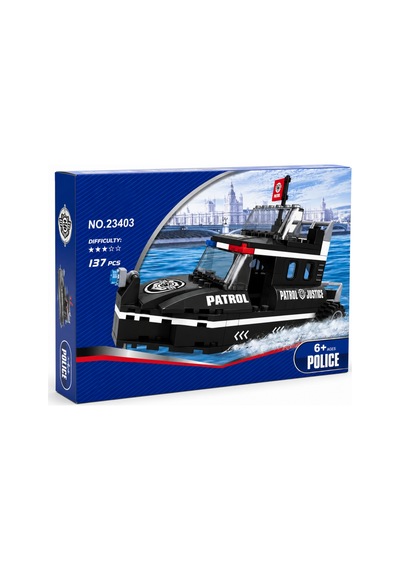 23403 Polis Seti 133 Parça Mini Polis Botu