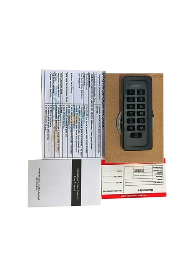 Sr-206 Em-w Ip68 Su Geçirmez Kartlı Ve Şifreli Geçiş Sistemi Proximity Rfıd Kart Okuyucu 125 Khz 5 Adet