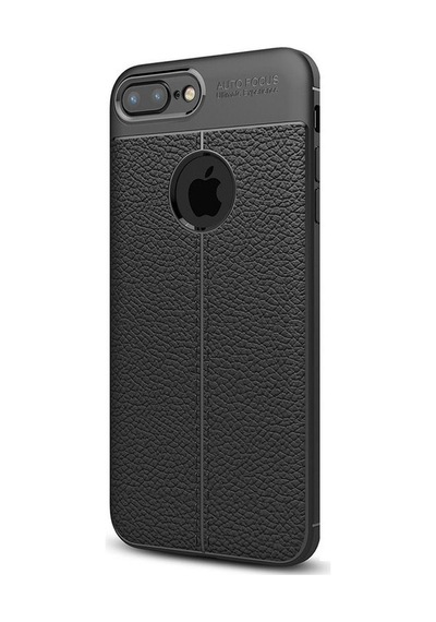 Apsuwa Apple Uyumlu iPhone 8 Plus Kılıf Niss Deri Dokulu Silikon
