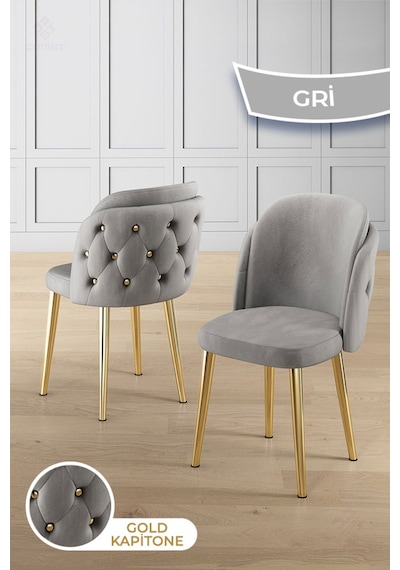 Canisa Zae Serisi 90x168 Lak Panel Antrasit Ironi Gold Ayak Masa Takımı 6 Gri Sandalye Masa Antrasit İroni Sandalye Gri Canisa Zae Serisi 90x168 Lak Panel Antrasit Ironi Gold Ayak Masa Takımı 6 Gri Sandalye Masa Antrasit İroni Sandalye Gri