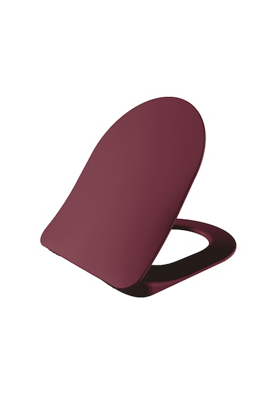 Creavit Duck Duroplast Yavaş Kapanan Klozet Kapağı Mat Berry Bordo
