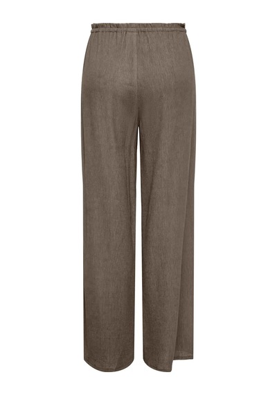Only Onlnele Mw Wıde Structure Pant Wvn Kahverengi Kadın Pantolon 15370054