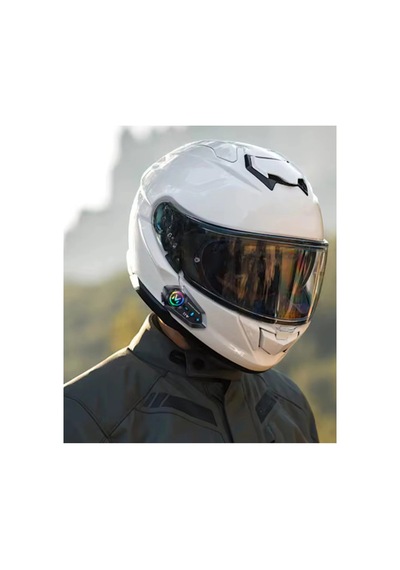 Y12 Motor Kask Kulaklık Rgb Modlu Radyolu Motosiklet Kulaklık 5.3 Bluetooth Intercom 55105135