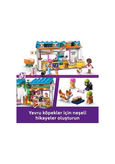 LEGO® Friends Köpek Ödülleri Pastanesi 42677-6 Yaş ve Üzeri Çocuklar için Minifigür İçeren Yaratıcı Oyuncak Yapım Seti (278 Parça)