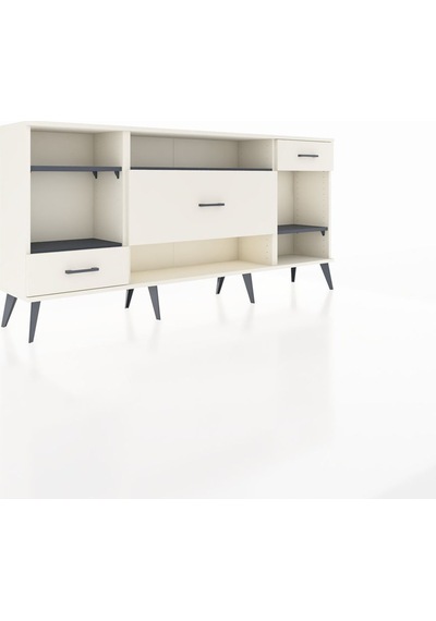 Arges Konsol 4 Raflı 3 Çekmeceli 176x30x83 Aytaşı-antrasit/aytaşı Antrasit/aytaşı Arges Konsol 4 Raflı 3 Çekmeceli 176x30x83 Aytaşı-antrasit/aytaşı Antrasit/aytaşı