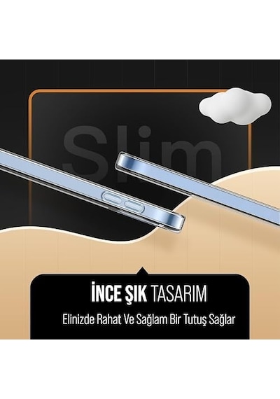 Apple İle Uyumlu 11 İnç İpad A16 / İpad Air 10.9 İnç/ipad 10.nesil 10.9 Kılıf Şeffaf Silikon Arka Kapak