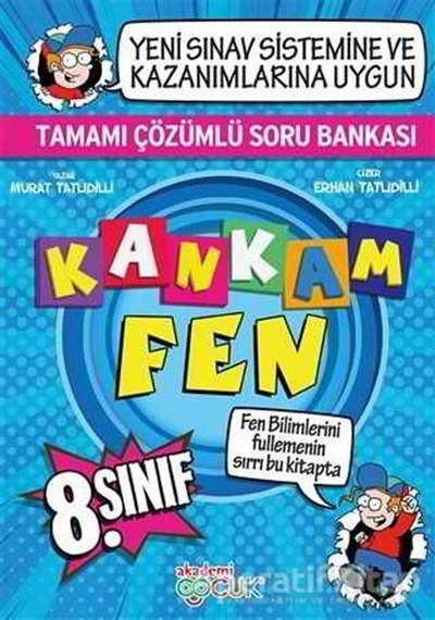 Kankam Fen Tamamı Çözümlü Soru Bankası Akademi Çocuk