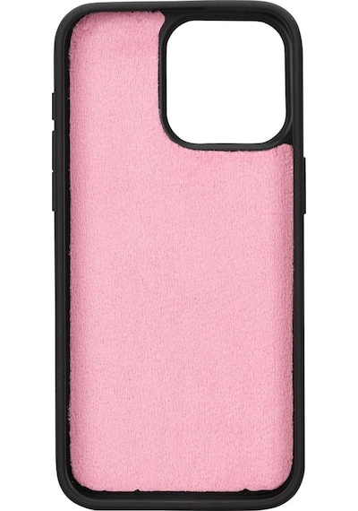 Apple Uyumlu   iPhone 15 Pro Max Deri Cüzdanlı Kılıf   Mwwn Nu2 Pembe