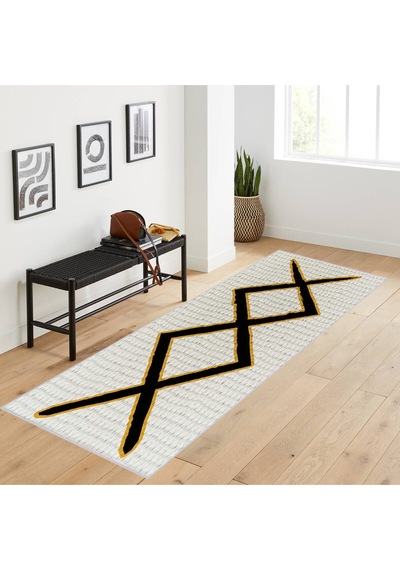 Rovigo Home Dijital Baskı Yıkanabilir Kaymaz Taban Salon Halısı  RVG1731 Çok Renkli