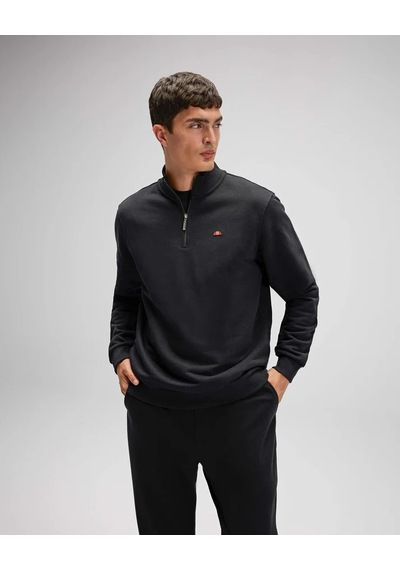 Ellesse Yarım Fermuarlı Erkek Sweatshirt Em580 Siyah