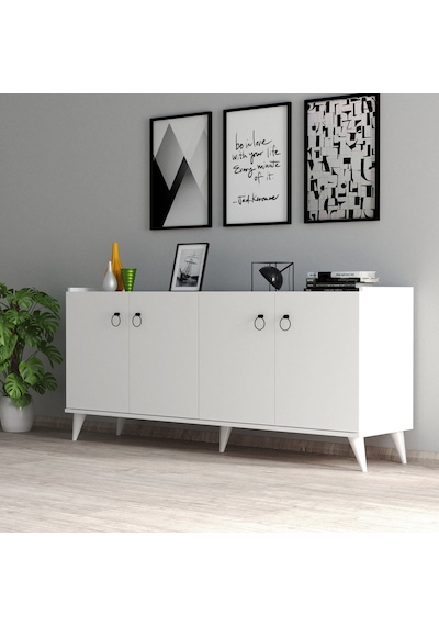 Tanmob Modern Konsol Beyaz - Ksl0101