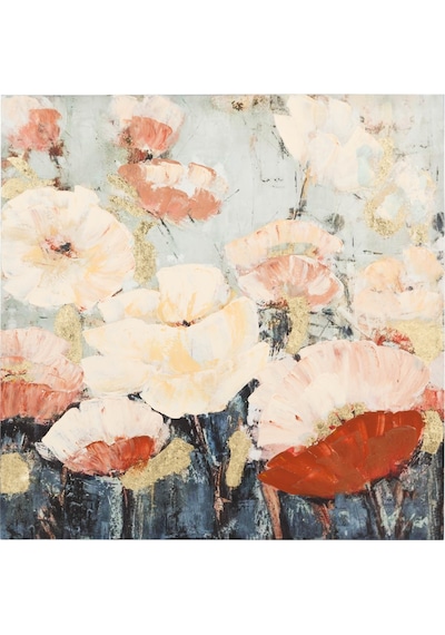 Soft Flowers Yağlı Boya Tablo 100x100 Cm