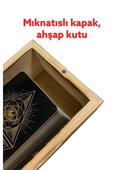 Tarot Kartları Ahşap Kutulu Kitapçıklı