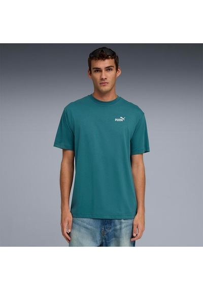 Puma Essential Relaxed No 1 Logo Erkek Yeşil Tişört