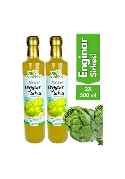 Enginar Sirkesi 500 Ml 2'li Paket - Organik Doğal Fermantasyon