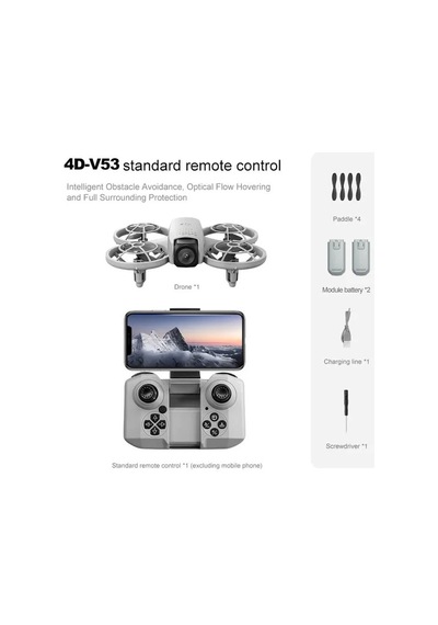 Özel Seri 4d-v53 Fotoğraf Çekim Dronu Oyuncak Eğlence Teknolojik