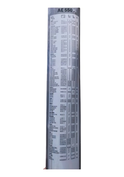 Aero Eco 550 Mm Aparatlı Muz Silecek Ae550 3397015581 Tekli Üstün Performans Ve Dayanıklılık