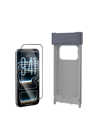 İphone 17 Pro Max Wiwu Gt-032 Glass Ultra Serisi 3d Polarize Ekran Koruyucu Uygulama Aparatı Şeffaf
