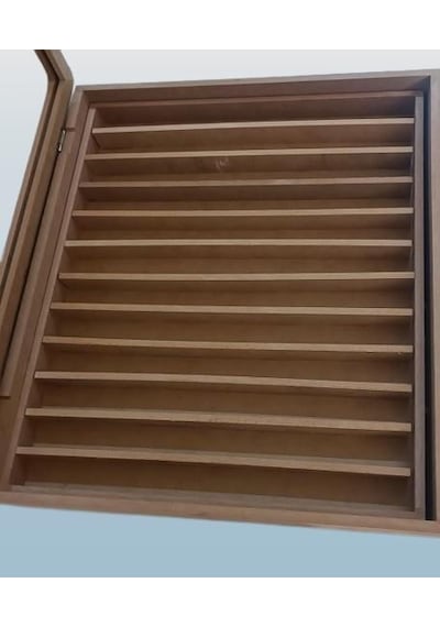 Hobi Adn Dekoratif Tesbih Kutusu Ahşap Mdf Ham Cnc Kesim Çift Bölme El Yapım