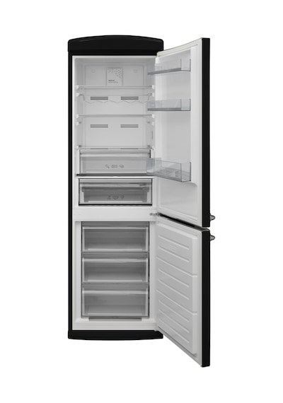 Vestel Retro NFK37201 Siyah 330 LT No-Frost Kombi Tipi Buzdolabı