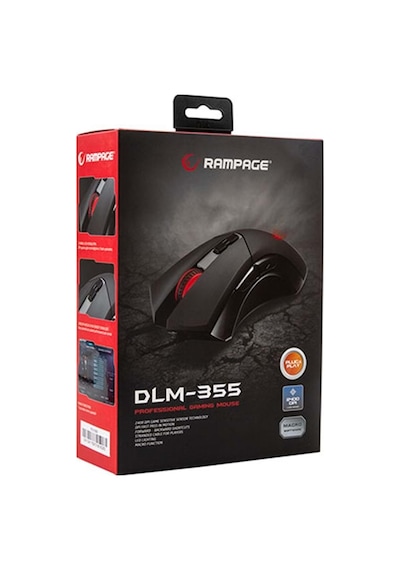 Rampage DLM-355 Usb Makrolu Oyuncu Kablolu Mouse