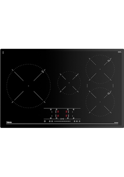 Teka IR 8430 5 Zone 80 CM İndüksiyon Ocak Siyah