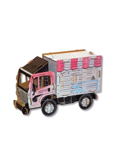 Truck 3d Boyanabilir Maket Tr6007