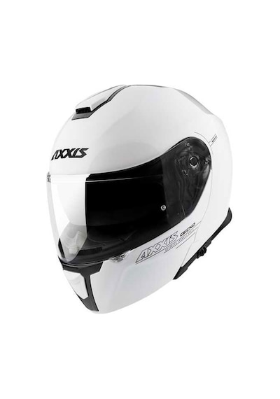 Axxis Gecko Sv Solid Gloss Pearl White Çene Açilir Motosiklet Kaski-49211