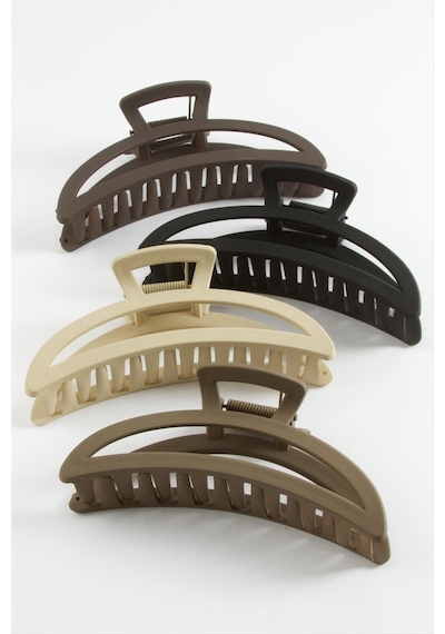 Oval Renkli Mandal Toka 12 Cm Kahverengi