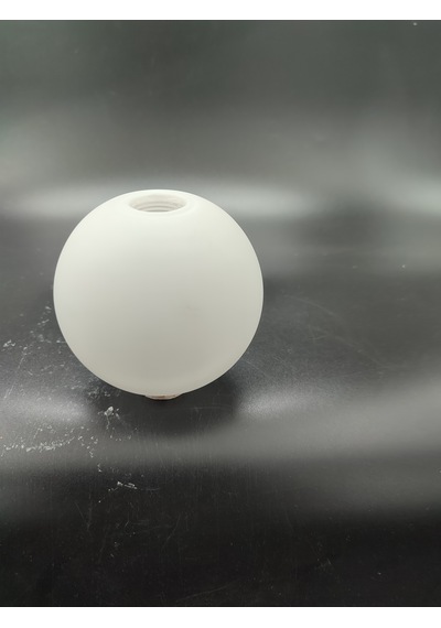G.9 Ampule Göre,glob Avize Camı.beyaz Renkte Çapı:10.00 Cm Küre.kendinden Dişli. Süt Beyaz Mat Renkte