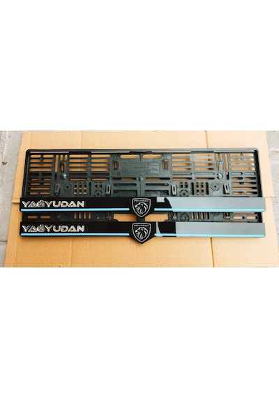 Plakalık Lazer Kesim Pleksi 2 Adet Peugeot Logolu Kişiye Özel Plakalık İsime Özel Plakalık