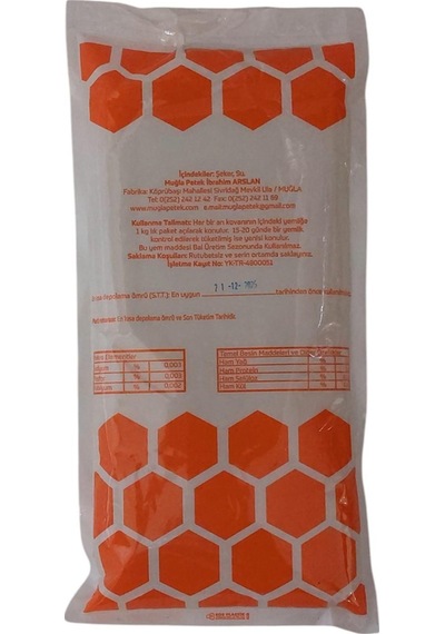 Muğla Petek Fondan Şeker 20 Kg 1 Koli