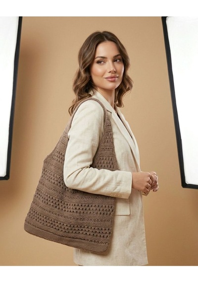 Luxetıque Kadın Plaj Çanta Model:xc17 Mavi
